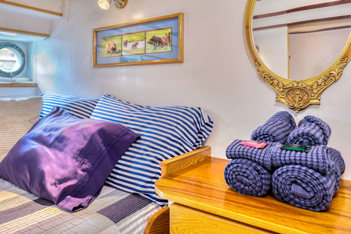 cabin aboard MV Discovery to Alaska